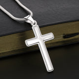 He is Risen Cross Necklace