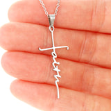 Faith Necklace With Message Card