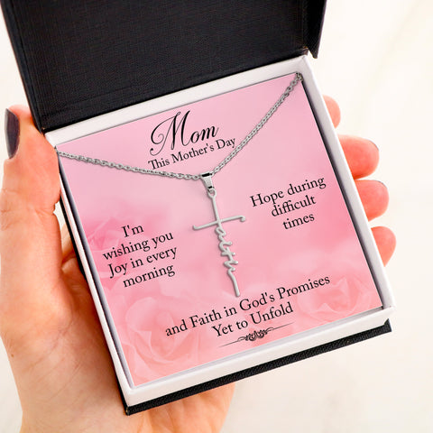 Mothers Day FAITH Necklace