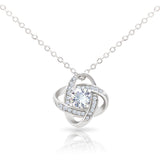 To Daughter Love Knot Necklace
