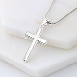 He is Risen Cross Necklace
