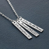EASTER  I Can Do All Things Through Christ Bar Necklace