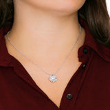 To Daughter Love Knot Necklace