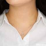 ANCHORED IN FAITH HOPE and LOVE Necklace
