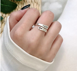 STERLING SILVER FAITH RING