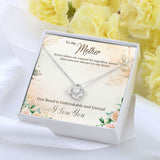 To Mother Love Knot Necklace